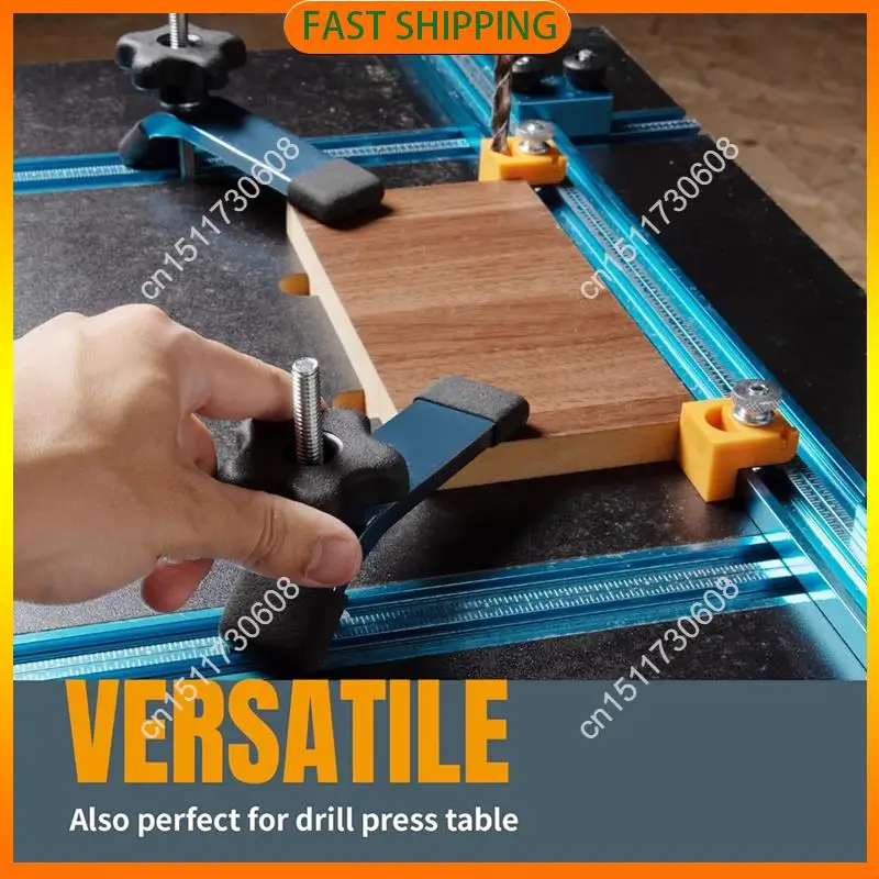 Compre ahora 72250 Abrazadera de sujeción de pista en T, 5-1/2 pulgadas X 1-1/8 pulgadas, paquete de 2 y accesorios de kit de perilla de pista en T para plantillas de carpintería