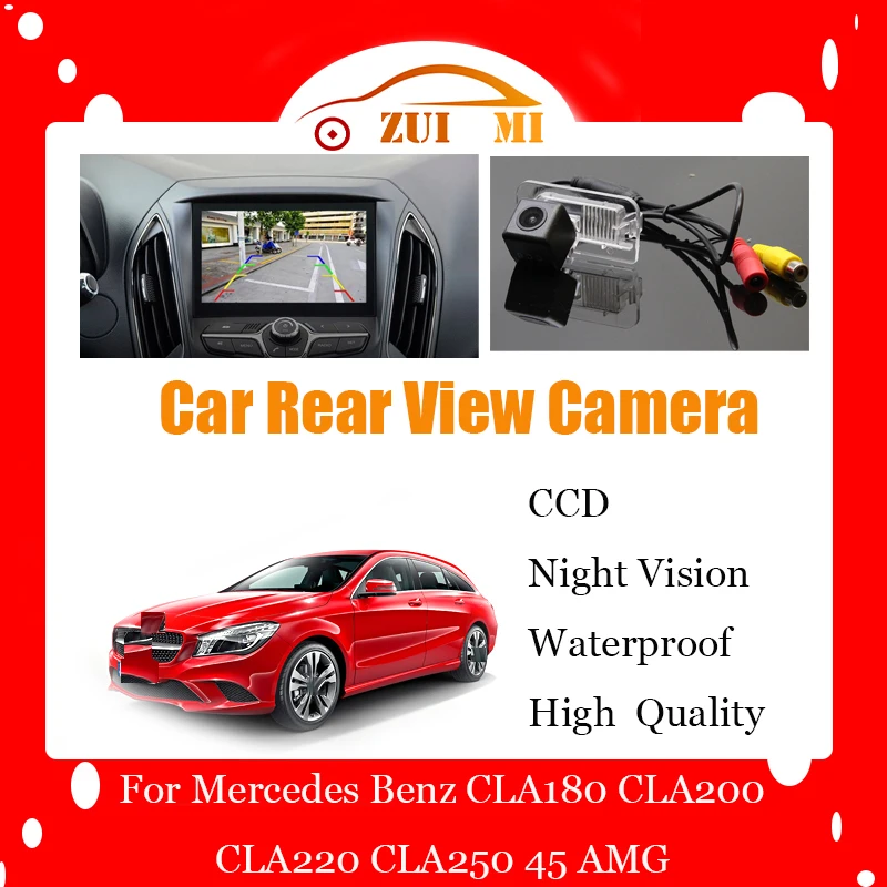 

Car Reverse Rear View Camera For Mercedes Benz CLA180 CLA200 CLA220 CLA250 45 AMG Full HD Night Vision Backup Parking Camera