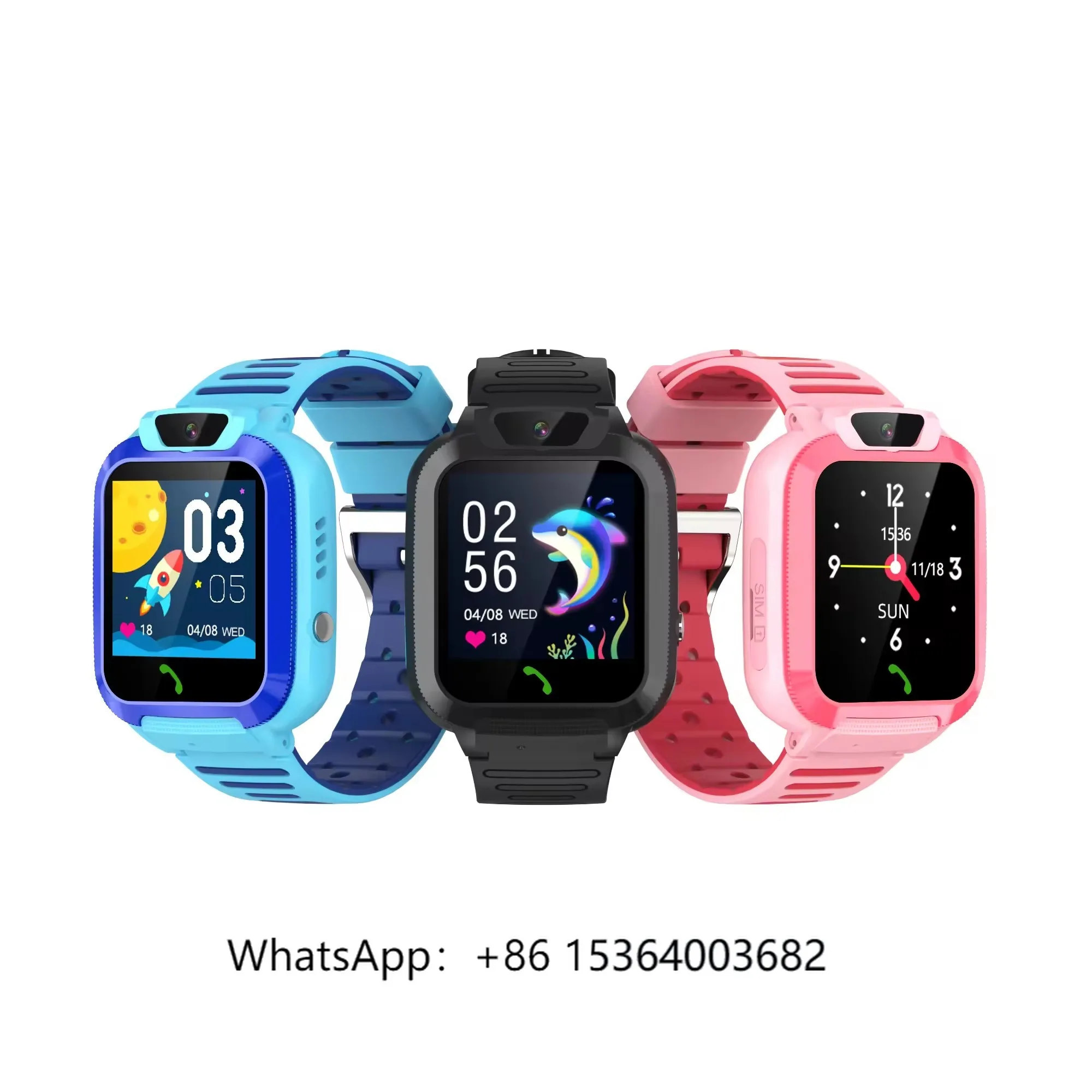 

4G LBS+WIFI Kids Children Smart Watches Support SIM Card Video Camera Fitness Watch