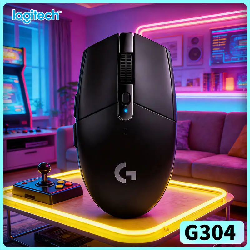 Logitech G304 LIGHTSPEED Wireless Gaming Mouse 12000 DPI 1ms Latency HERO Sensor 250hr Battery School Customizable Users