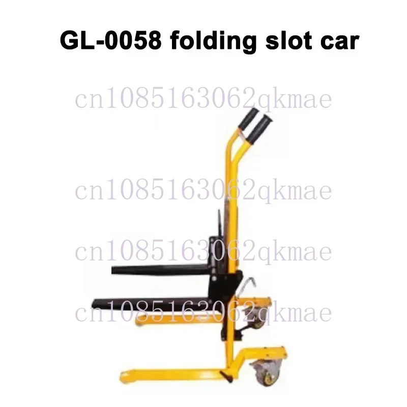 200kg Load-Bearing Forklift Portable Manual Handling Stacker Light And Small Household Lift Truck Folding Flat Tiger Cart