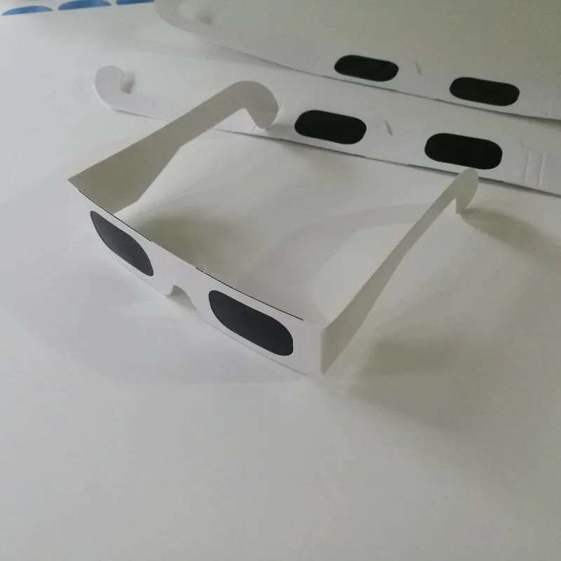 5PCS Premium Eclipse Eyeglasses AAS Approved Solar Glasses CE and ISO Certified HD Filter Film Crisp Image Goggles Paper Eyewear