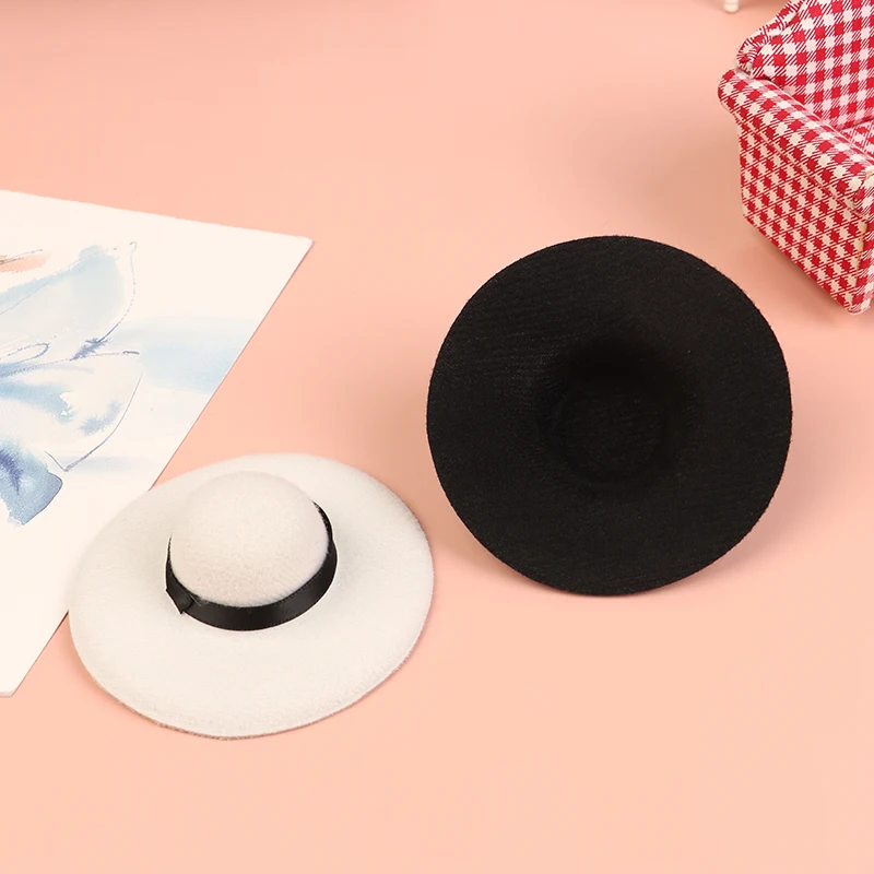 دمية أفضل قبعة مصغرة الحرفية القبعات ملابس دمى اكسسوارات دمية صغيرة DIY اللعب التظاهر اللعب لعبة لفتاة جمع الهدايا