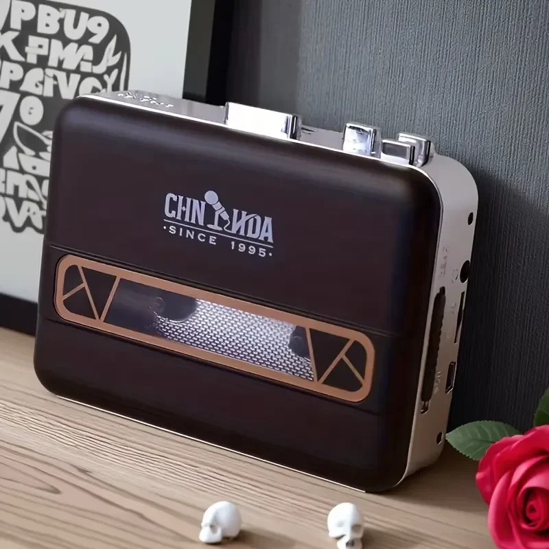 BOLRZO Retro style Chinese factory direct supply, cheaper portable cassette recorder AM FM radio Walkman cassette player