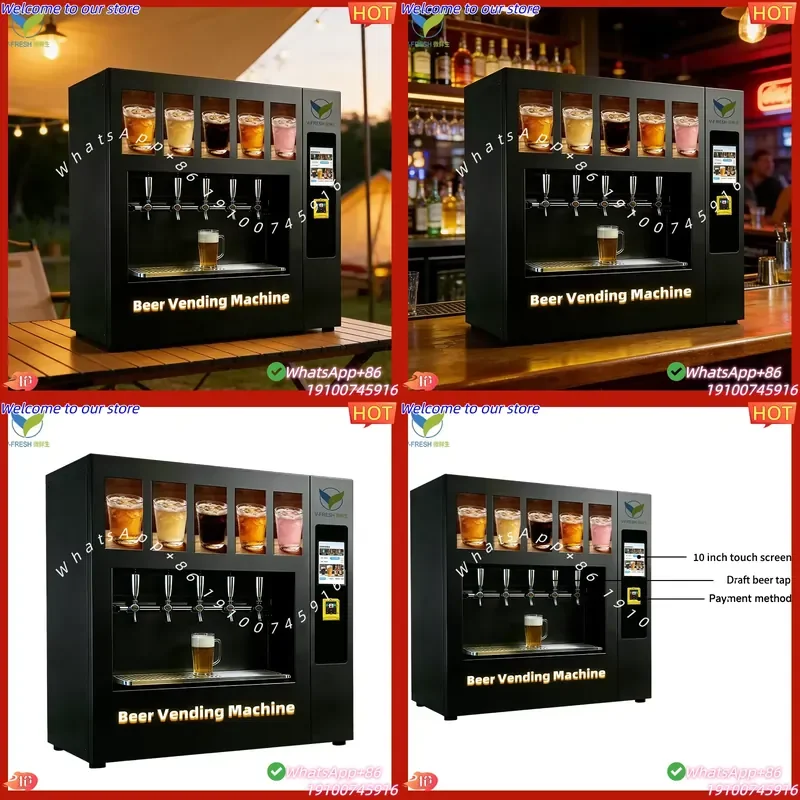 CECertificate VFresh Leading Technology New Arrival Suitable for Business Machine Desktop Beer Vending Machine