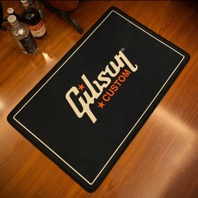 Gibson Music Square Carpet Anti-slip Hallway Balcony Kitchen Door Mat Bedroom Bedside Carpet Yoga Rug Home Living Room Decor