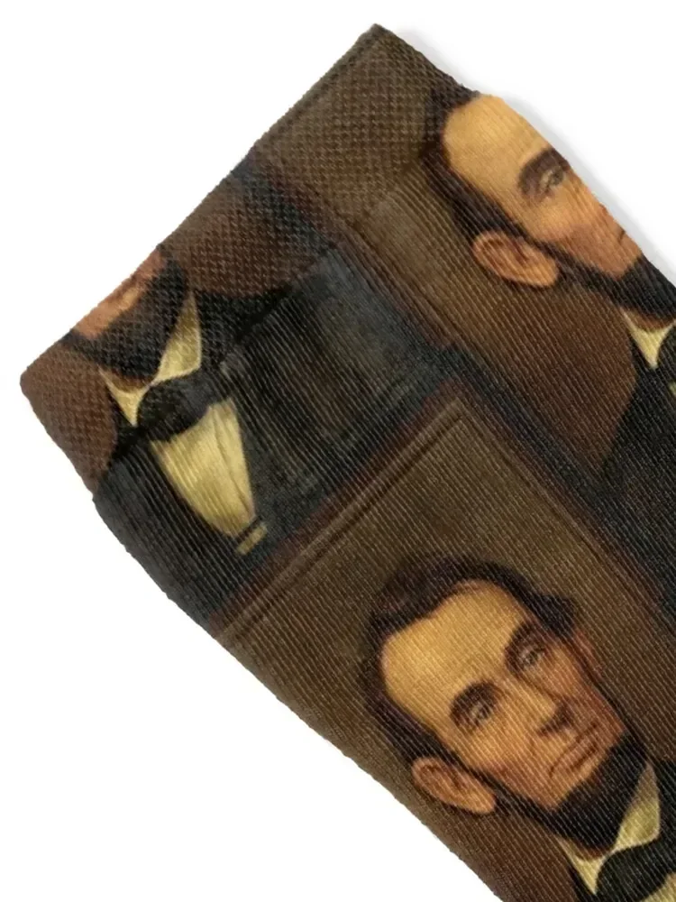 Abraham Lincoln bust portrait Socks Children's custom sports Luxury Woman Socks Men's