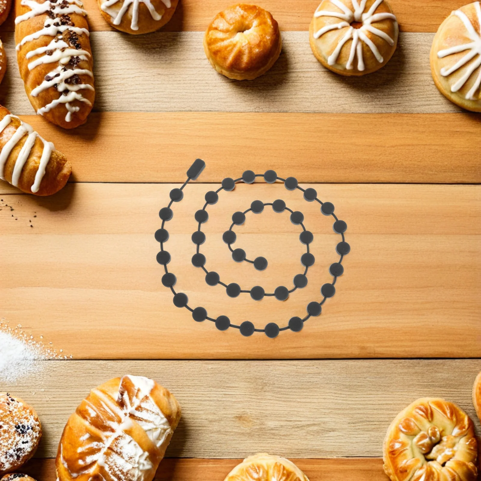 

2 шт. пищевые силиконовые утяжелители для пирогов в виде цепочки, термостойкие подставки для кастрюль, многоразовые аксессуары для выпечки для слепой выпечки пирогов