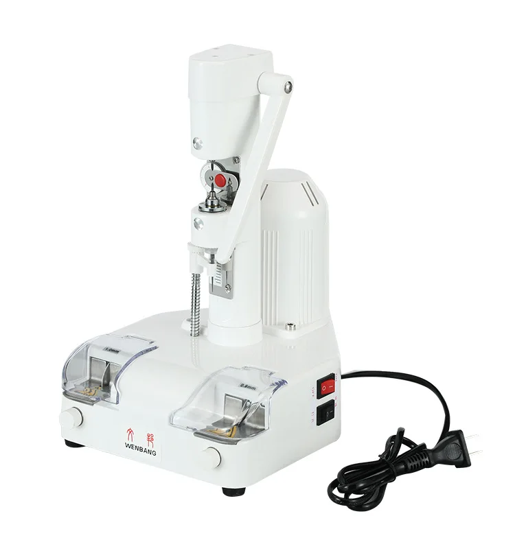 3-in-1 Rimless Glasses Processing Machine Lens Punching & Grooving Equipment for Drilling/Sawing Optical Lab Use
