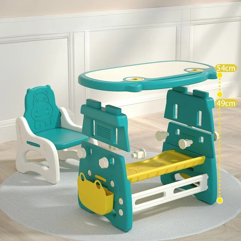 مكاتب الأطفال، طاولات الدراسة، الكراسي، مكاتب الكتابة، نماذج بسيطة للاستخدام المنزلي، ارتفاع قابل للتعديل، طاولات رسم للأطفال #6