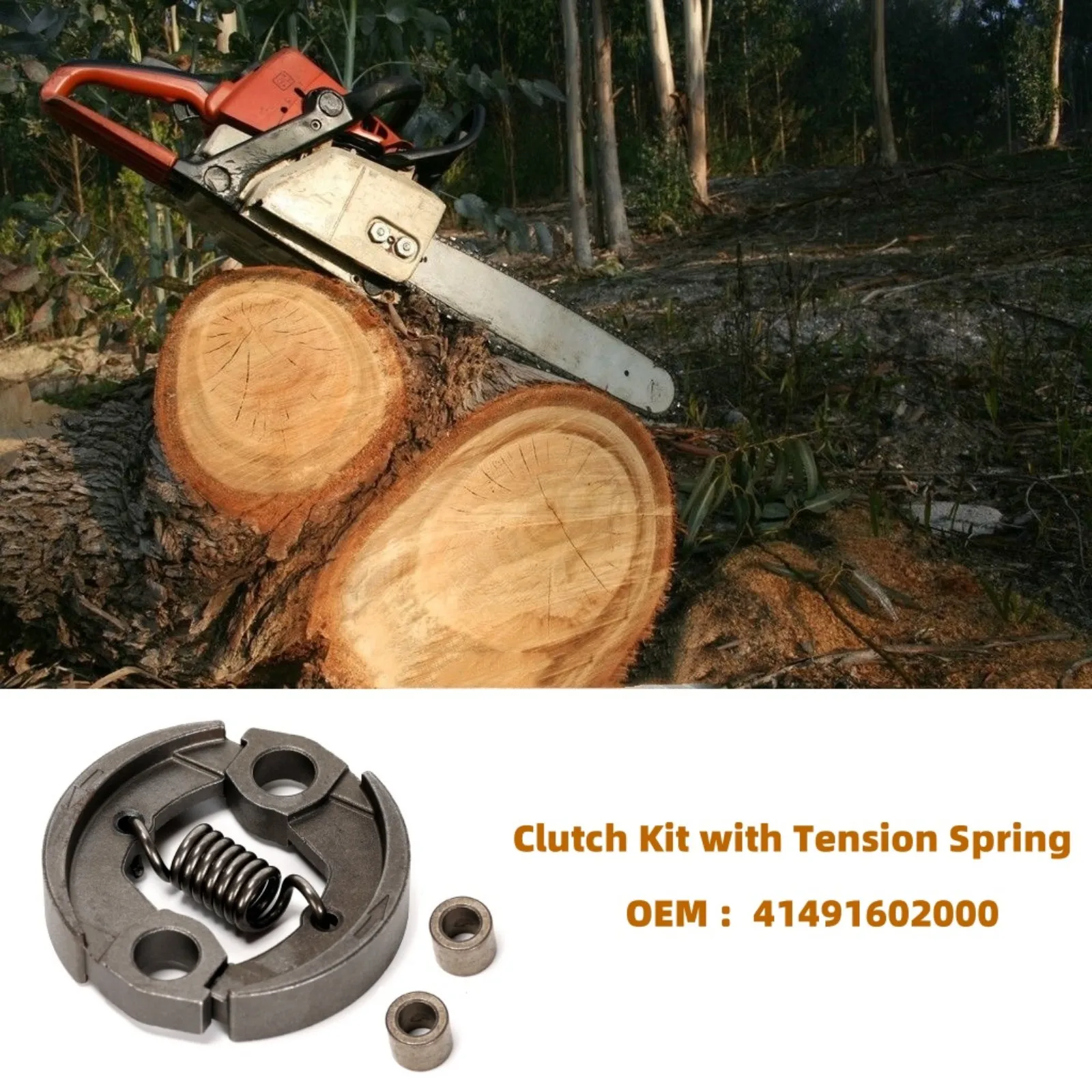 Imagem -03 - Embreagem para Motosserra Compatível com Motosserra Stihl Fs89 Fs90 Fs91 Fs94 Fs100 Fs110 Fs111 Fs131 Km91 4180 160 2000 1pc