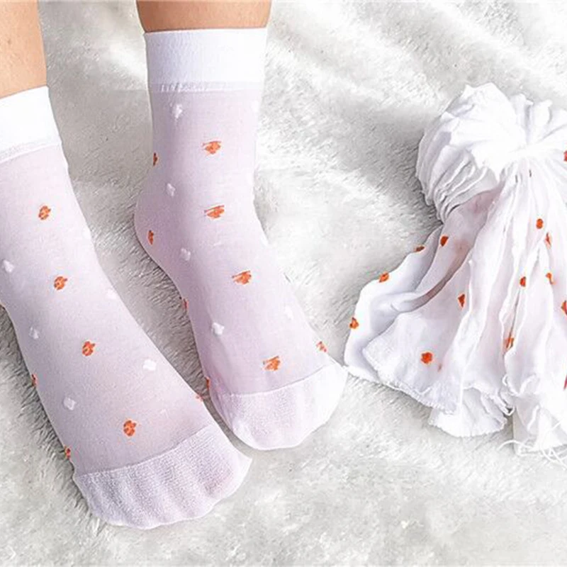 

5 пар детских шелковых носков с цветочным принтом, летние сетчатые носки, тонкие бархатные короткие носки для девочек 1–18 лет, детские сетчатые носки, обувь принцессы