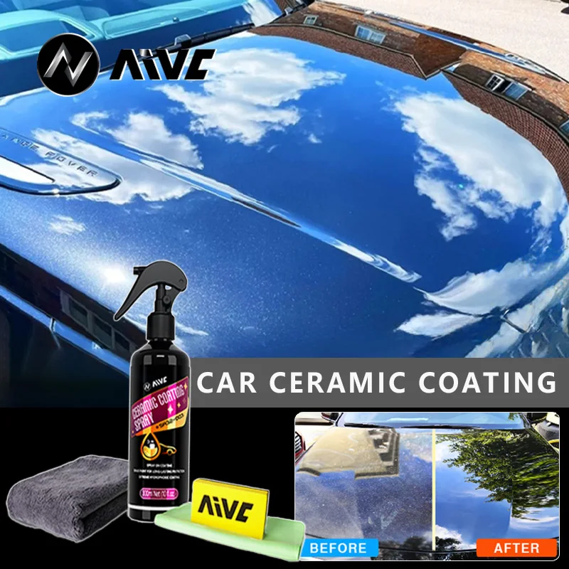 AIVC Nano Ceramic Coating Protective Agent Hydrophobicity Coating Scratch Repair Scratch Resistant Car Wax Coating Car Polishing