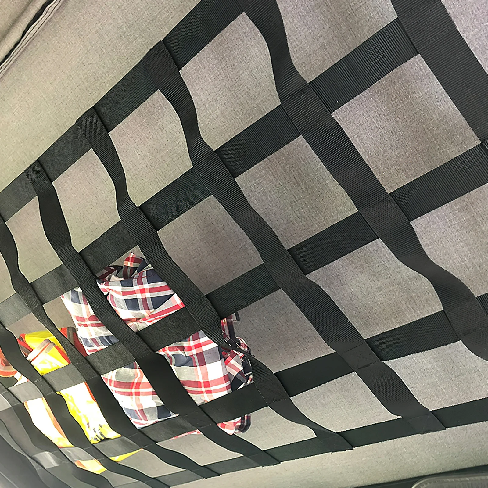 

1pc Car Roof Net Thicken Storage For Ski Racks Utvs Boats Camping Luggage Cargo Organizer Car Truck Storage Net