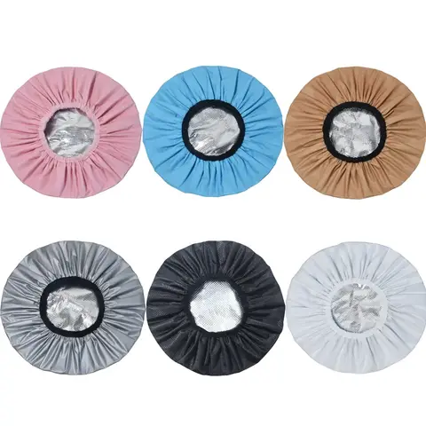 Hair Oil Baking Cap Self-heating Tin Foil Hat Thickened Heating Steam Hair Mask Cap Portable Hair Care Hairdressing Styling Tool