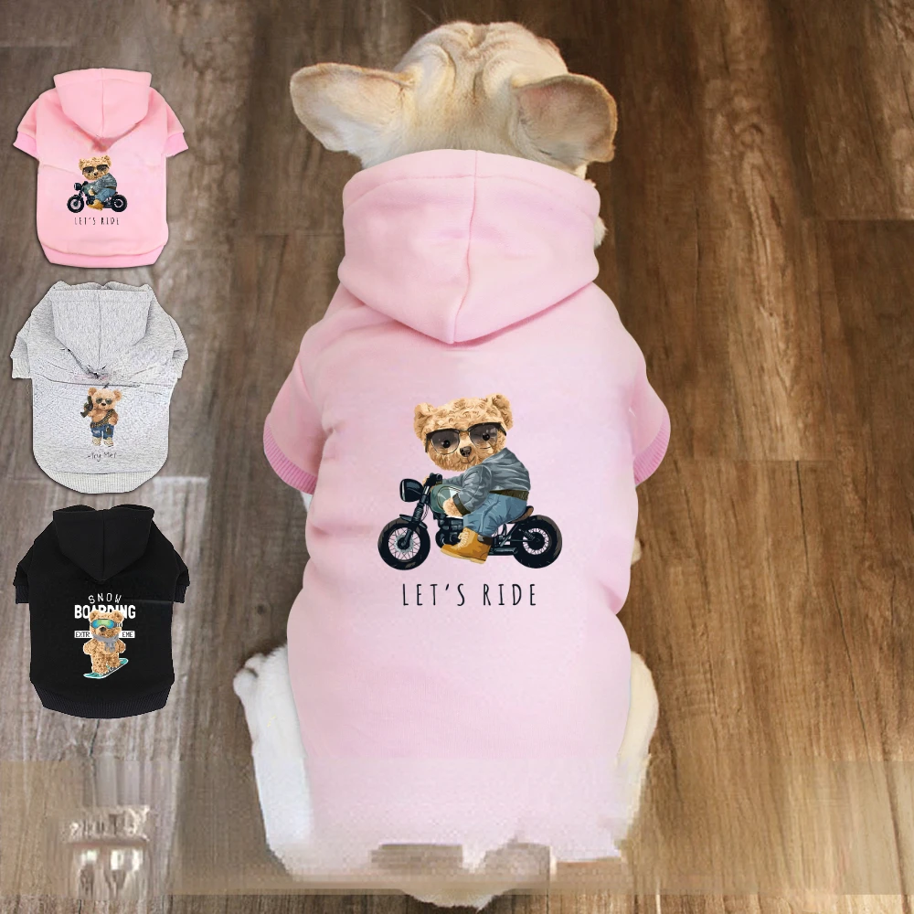 Dog Hoodies Large Dog Clothes Personalized Pet  Clothing French Bulldog Clothes for Small Medium