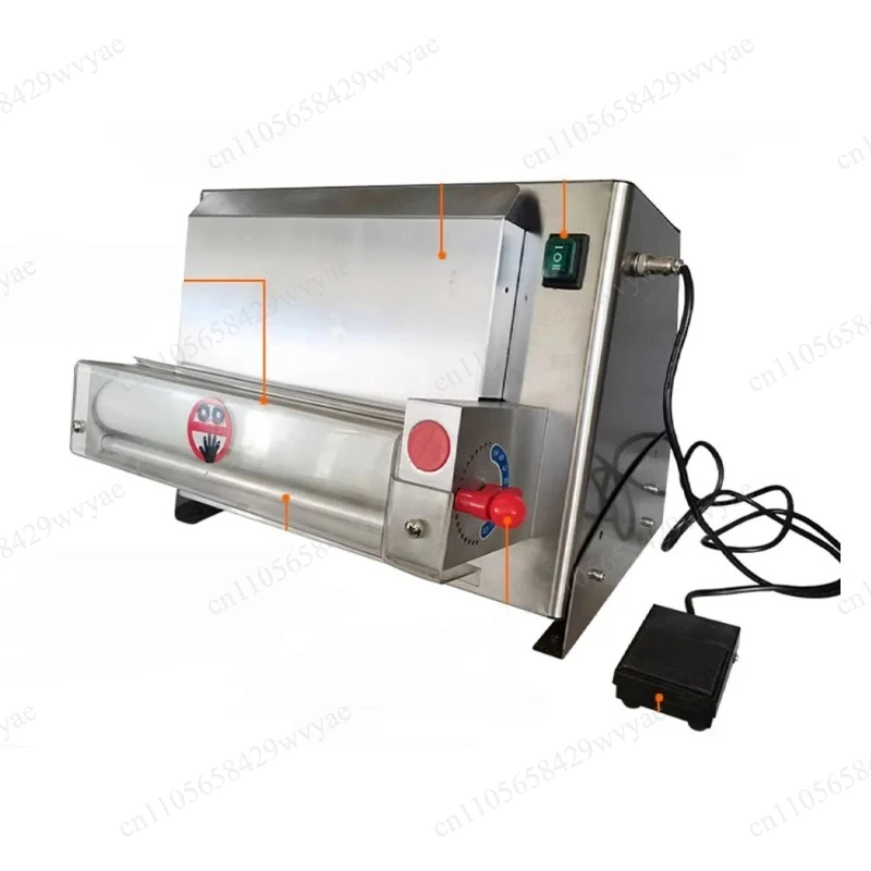 16 Inch Electric Pizza Dough Press Machine, Automatic Dough Roller for Pizza & Bread Making