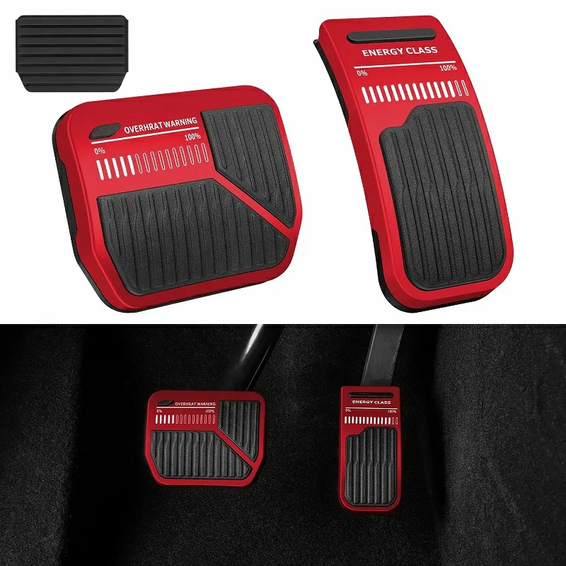 For Tesla Model 3 Model Y Accelerator Pedal Snap-on Car Foot Pedal Pads Cover Upgrade Pedals 2pcs Car Interior Accessories