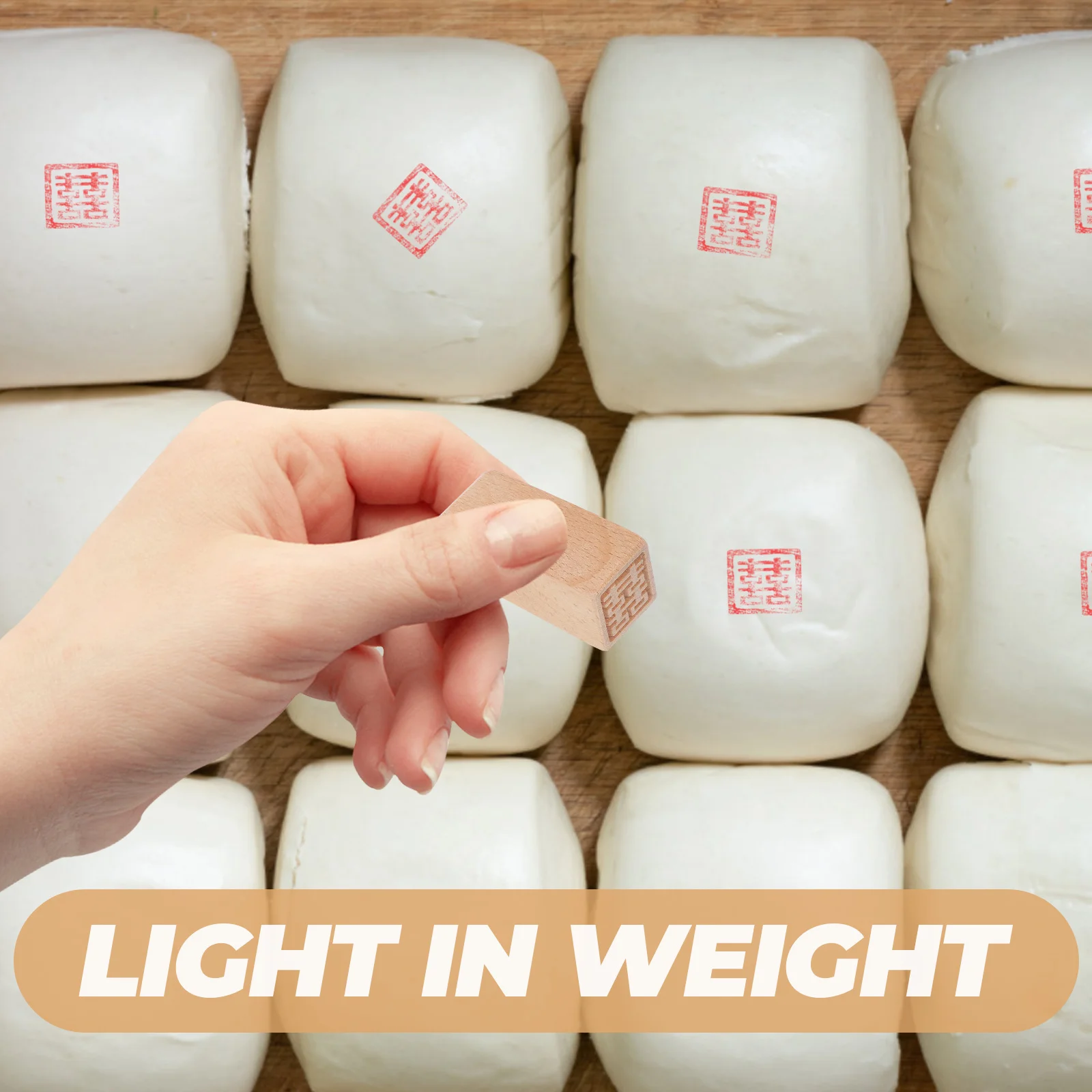 2 قطعة ختم خشبي متين خفيف الوزن نمط فريد من نوعه لتقوم بها بنفسك الختم للأطفال سكرابوكينغ القمر كعكة ديكور كتيب ختم مربع