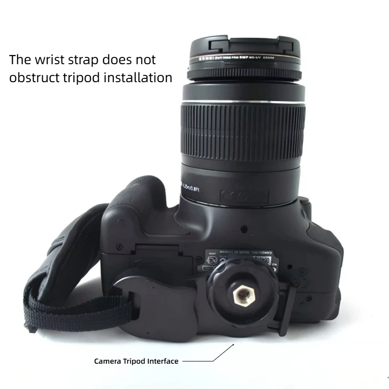 Camera Wrist Strap Anti-Drop Padded Leather DSLR Hand Grip Ergonomic Universal Fit for Canon Nikon Sony Fujifilm Street Travel