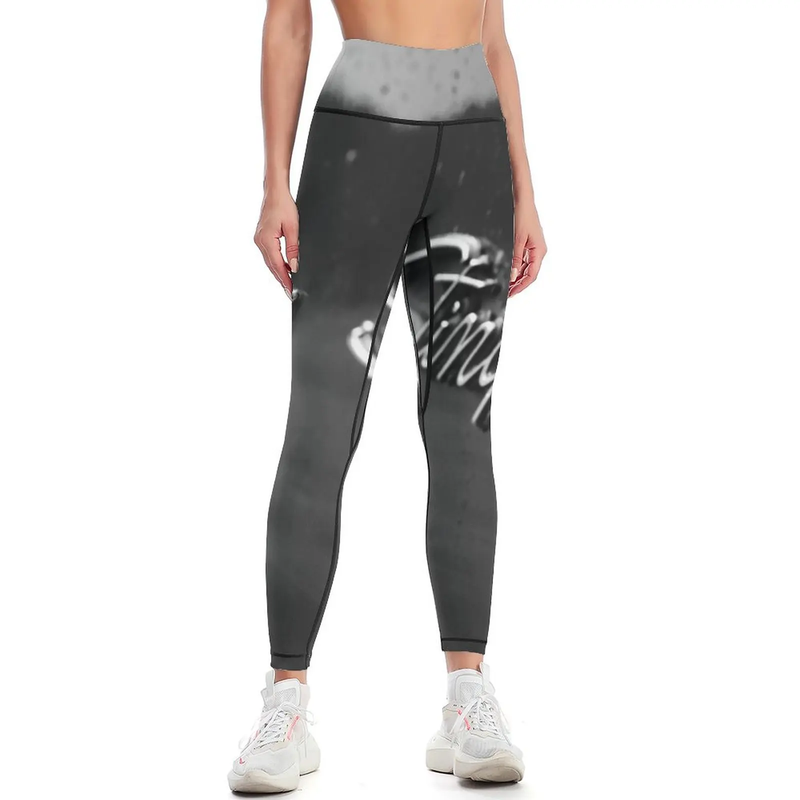 

stingray, black and white Leggings sporty woman gym Pants sport Fitness's gym clothes Womens Leggings