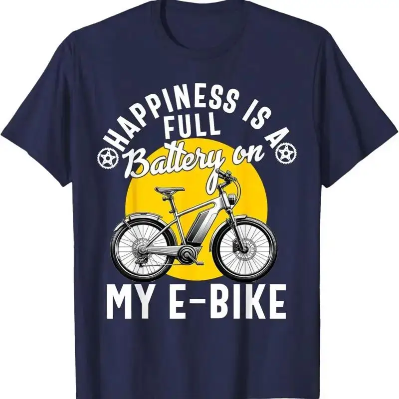 E Bike Electric For Bicycle Lover Funny T Shirt