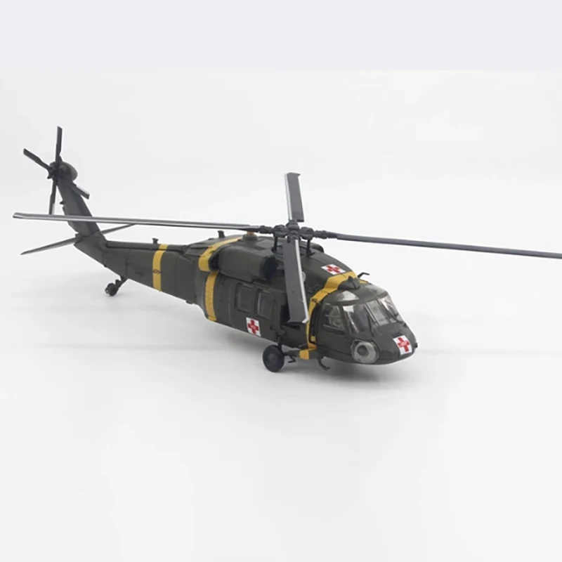 Diecast 1:72 Scale United States Navy UH-60 ambulance helicopter Alloy Finished Simulation Model Souvenir Gifts For Adult Boy