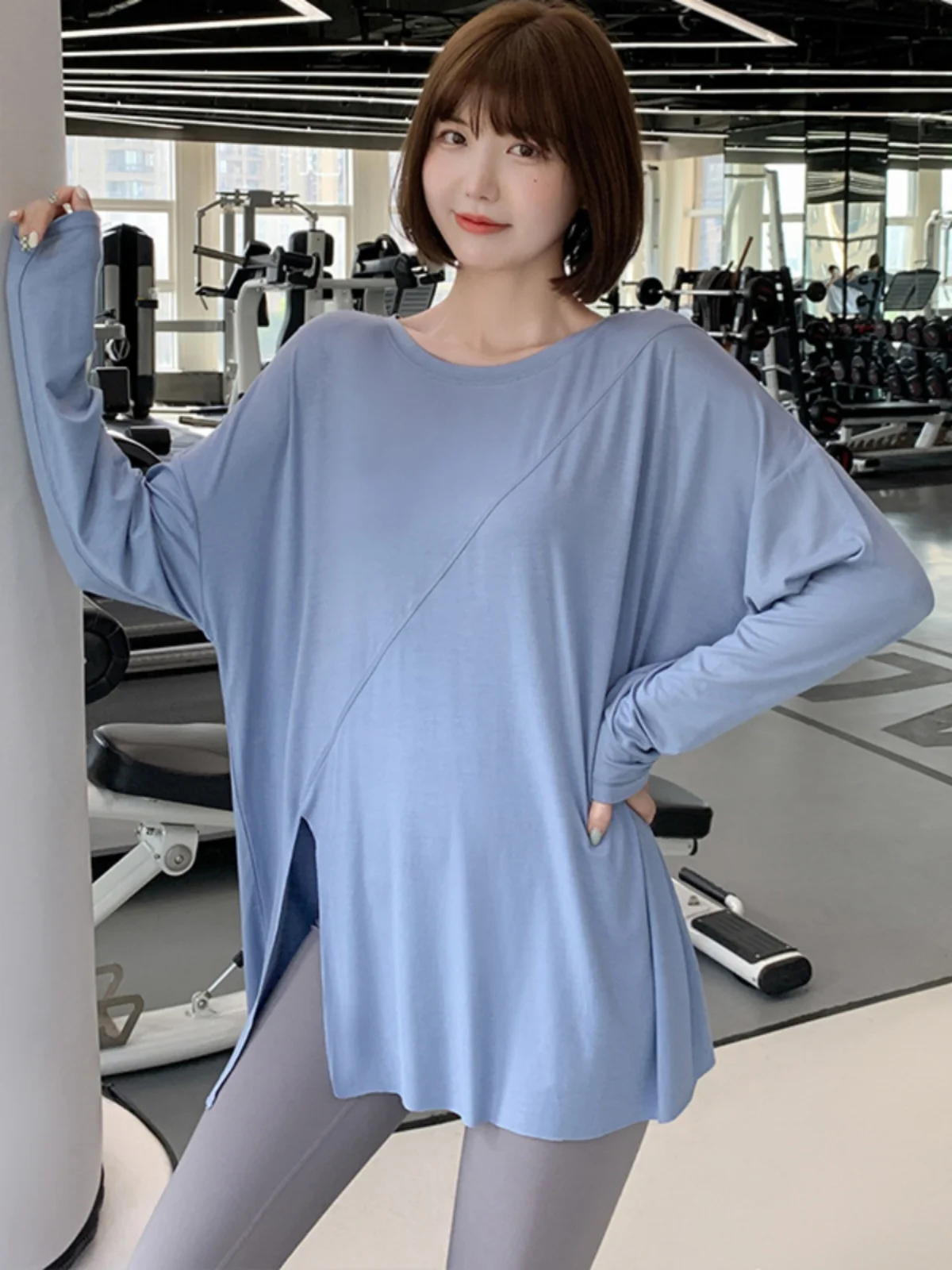 

Women's Casual Training Sport Top Summer New Loose Slimming Fitn Running Yoga T-irt Polyester Fiber Qui Dry Breathable