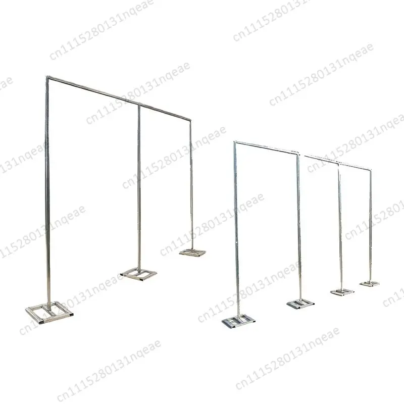 Wedding Stage Galvanized Telescopic Background Frame Adjustable Truss Frame Decorative Curtain Spray Paint Support Frame