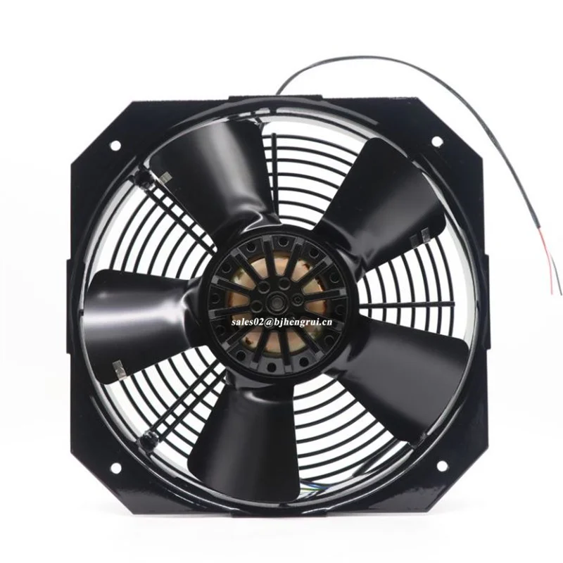 W2D250-GA04-09 250mm 120W 0.27A 400V AC 2750RPM 225 m3/h Spindle Inverter Axial Flow Cooling Fan