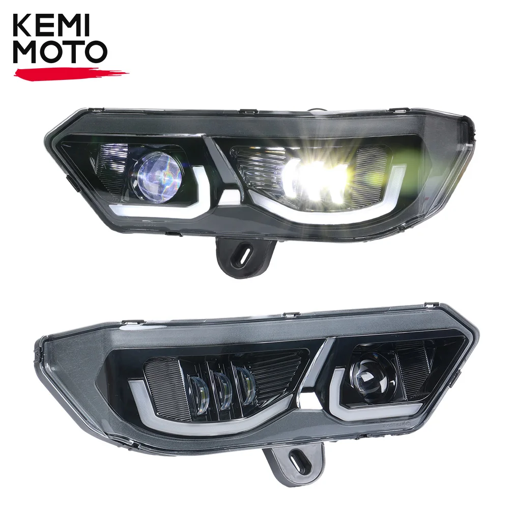 Head Lights Headlamps DRL Turn Signal Light for Can-Am Defender HD5 HD8 HD10 HD7 HD9 PRO HD10 MAX LED Headlights Assembly Kit