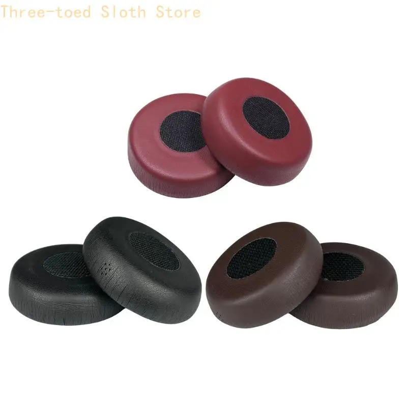Quick Replacement Earpads Breathable Protein Leather Ear Cushions For Jabra Evolve75 UC MS Headphones E74A