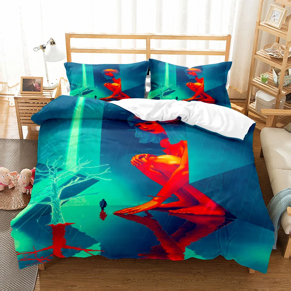 Blade Art Duvet Cover Set King Queen Double Full Twin Single Size Bed Linen Set