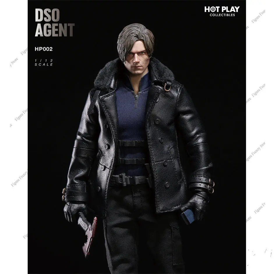 Pre-sale HOT PLAY HP002 Resint Evil Lyon DSO Agent 1/12 Action Figure Toy Gift Collection