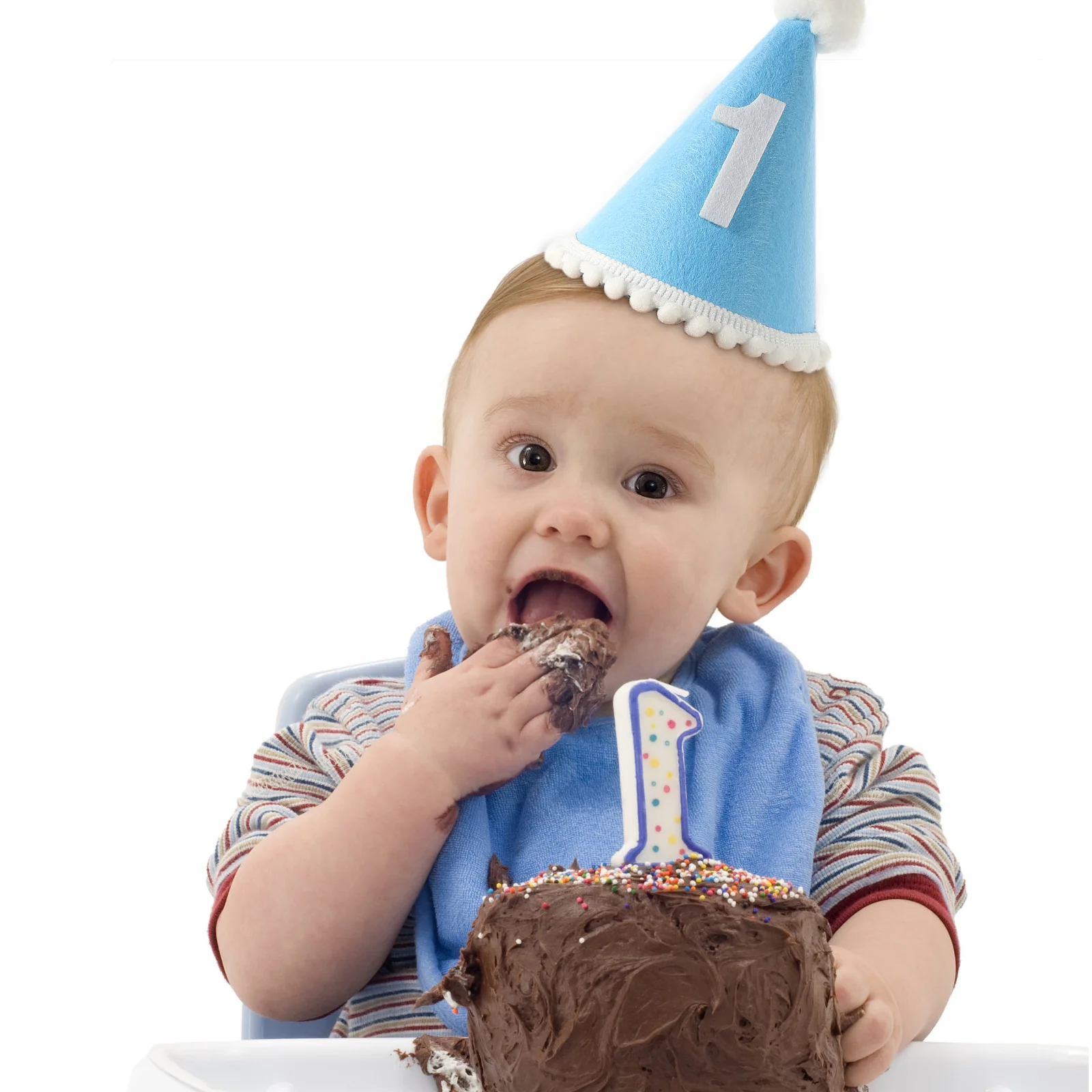 Chapéu de primeiro aniversário para bebês, adereços para fotos, faixa de cabeça para festa, anel de cabelo, tecido não tecido, chapéu para primeiro menino