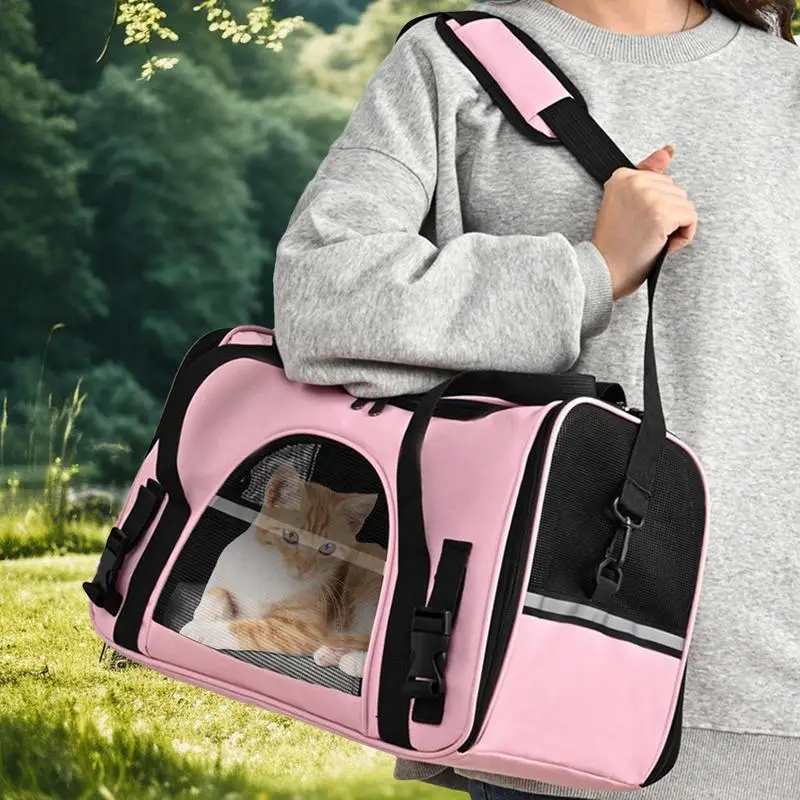 Small Dog Carrier Pet Shoulder Carrier Bag Shoulder Carrying Bag For Small Pets Cat Dog Carrier Bag Portable Puppy Carrying Bag