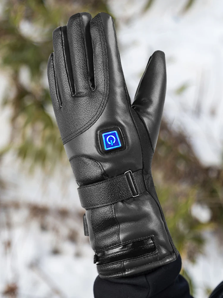 AliExpress JOCESTYLE Rechargeable Heated Gloves Waterproof Electric Winter Gloves 3 Temperature Levels Hand Warmer for Motorcycle Skiing Cycling