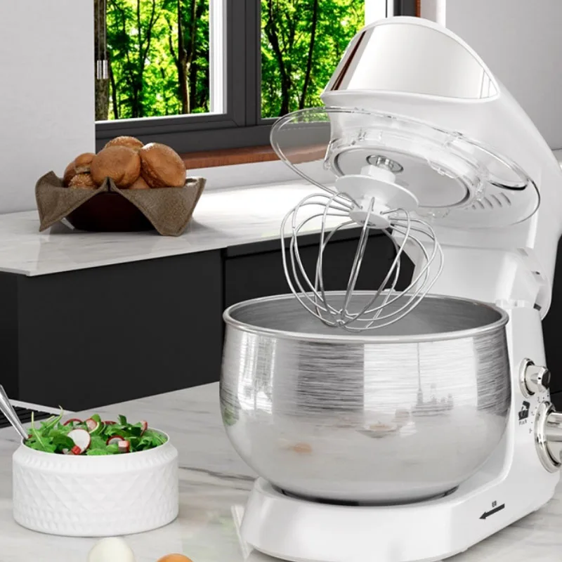 ماكينة الشيف، خلاط عجين منزلي صغير متعدد الوظائف أوتوماتيكي بالكامل، خلاط عجين، كريمة العجن والمعكرونة الحية