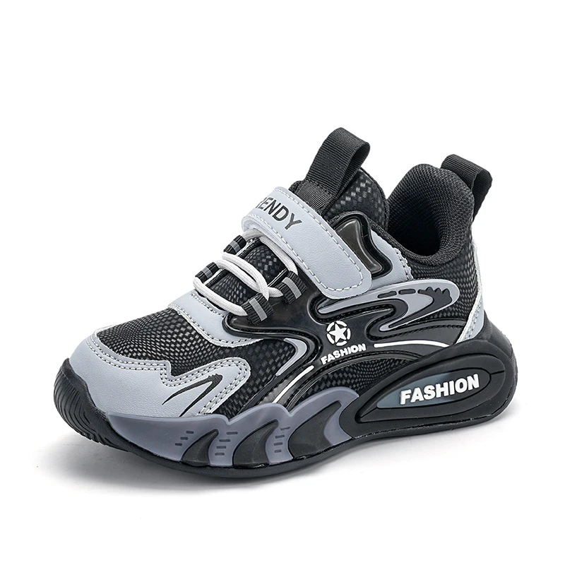 New Children Shoes Autumn Fashion Boys Sneaker PU Leather Comfortable Platform Design Kids Casual Sneaker Boys Sports Shoes