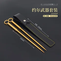 Arma de aguja de metal de 22 cm FAMILIA ESPÍA Yor Forger Thorn Princesa Anime Periférico Juego de aretes Adorno para el hogar Decoración Juguete para niña Dropshipping Venta al por mayor Venta caliente Regalos Nueva ll