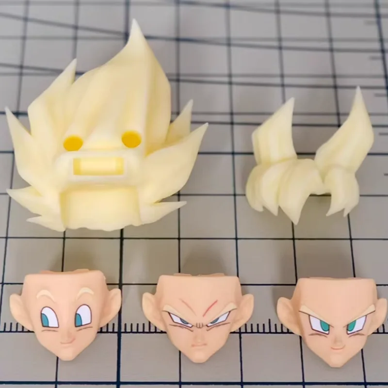

Dragon Ball SHF KO Air Hm Wukong Full Power Ah005 Super One HA Full Power Wukong Yellow Hair Headsculpts Accessories Kit