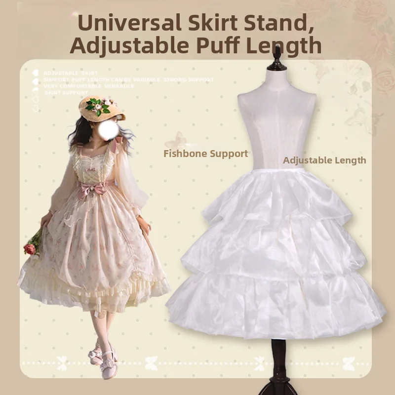 support-de-jupe-a-armature-reglable-pour-robe-mi-longue-style-soft-girl-sous-vetement-jupe-bouffante-a-fleurs-pour-mariage-style-lolita-style-violent
