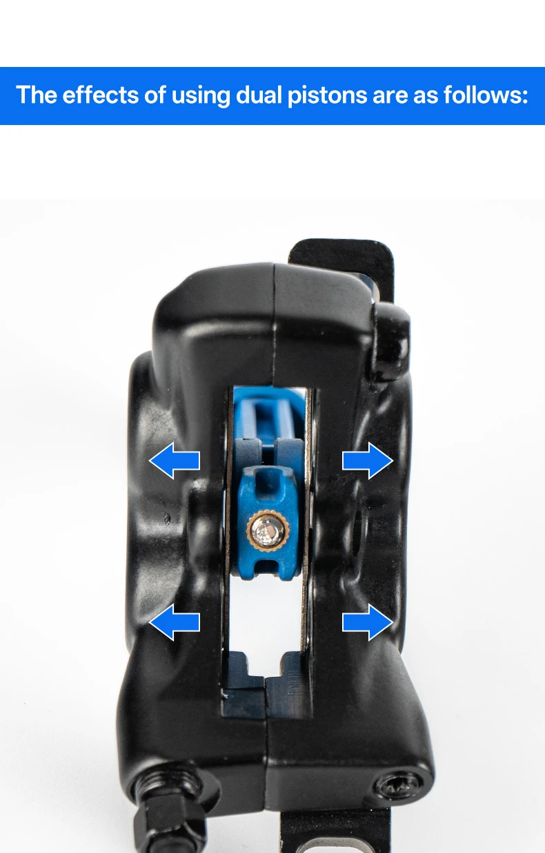 Werkzeug zum Spreizen von Fahrradbremsbelägen aus Stahl, 360 ° Drehbarer Reset für Fahrradöl-Scheibenkolben, hydraulische Bremssattel-Kolbenverlängerung – Detail 7