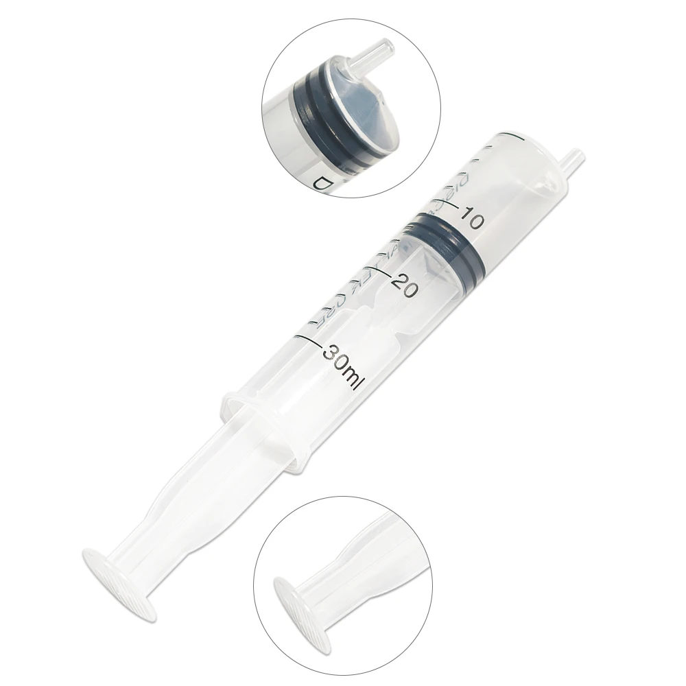 30PCS 30ml 주사기 멸균 개별 포장 영양소 측정용 수경재배, 주방 도구, 피더, 액체 분배용
