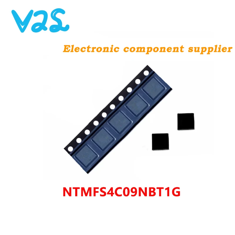 

(5pcs) 100% New NTMFS4C09NBT1G 4C09B 4C098 NTMFS4C09N QFN-8 Chipset