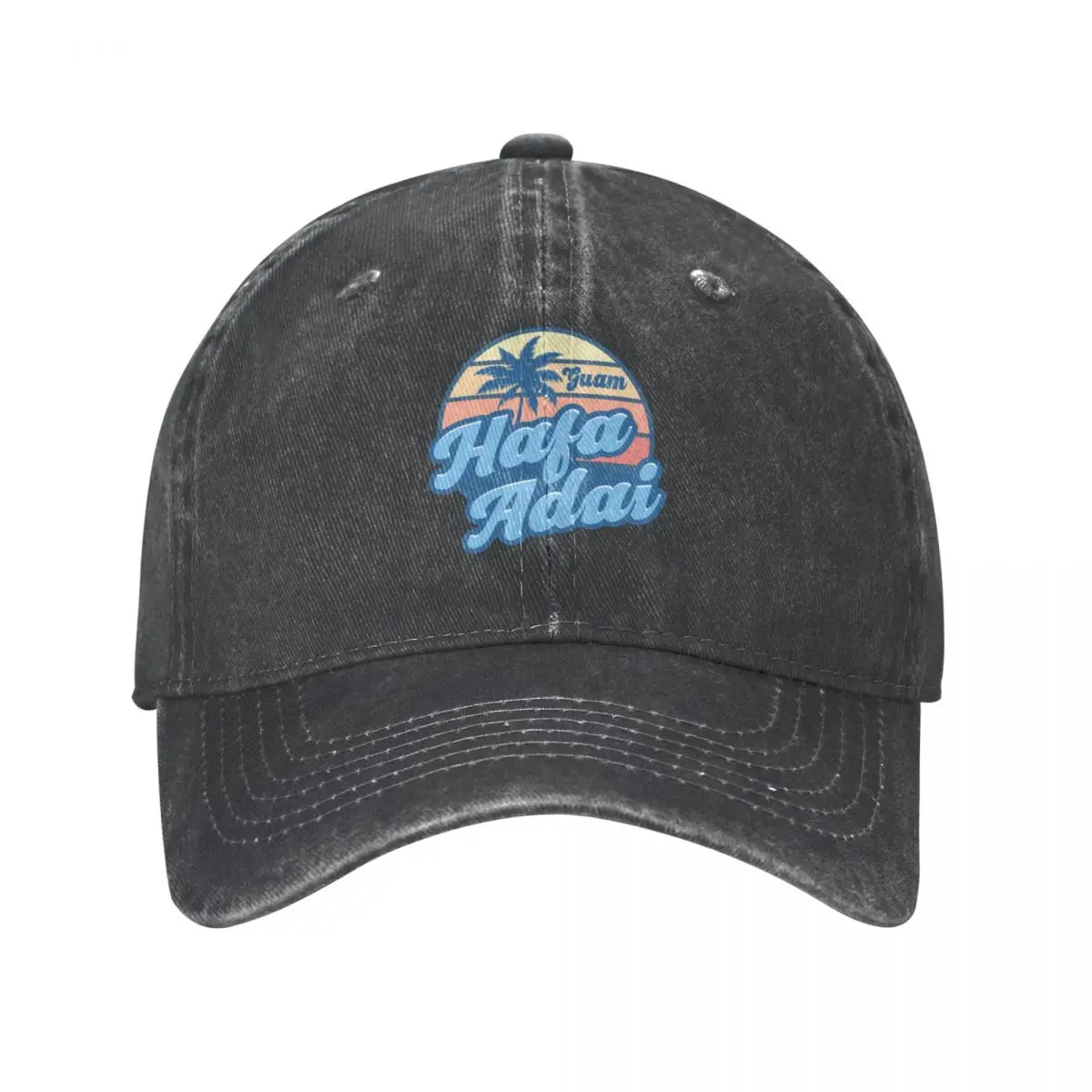 GUAM Hafa Adai Guamanian Sticker Cowboy Hat Sunscreen Luxury Brand tea Hat New In Hat Men's Baseball Women's