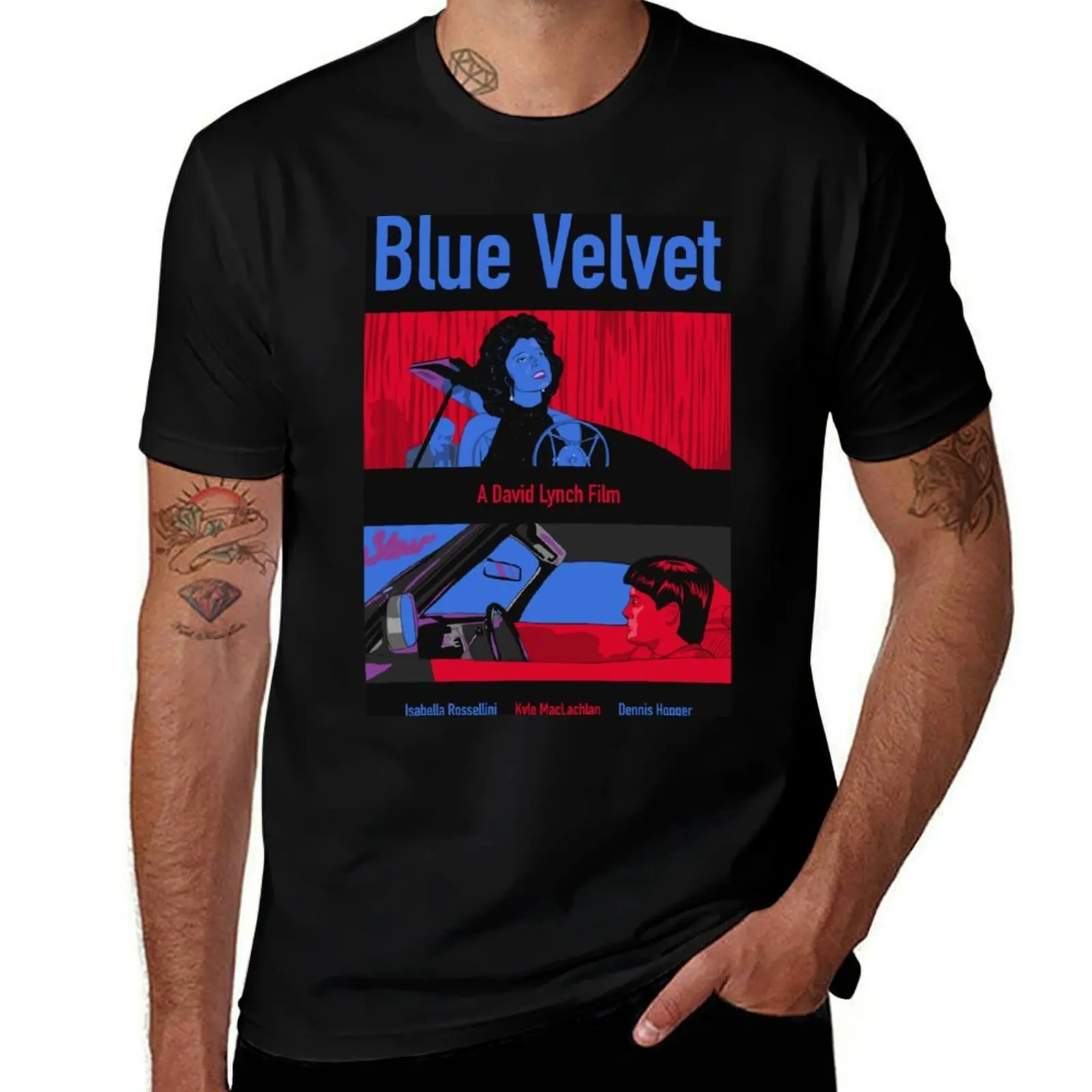 

Blue Velvet T-Shirt man t shirt graphic funny t shirts dark humor T-Shirt