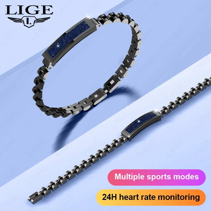 

Original LIGE Smart Watch IP68 Waterproof More Sports Modes Heart Rate Women‘s Smart Bracelet smart watchs For Android And lOS