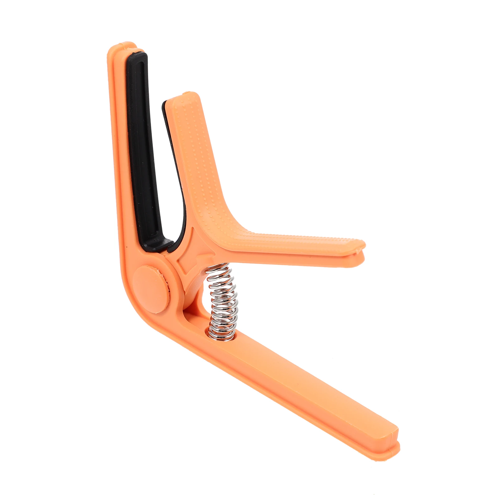 

Handed Capo Guitar Instrument Simple Portable Orange Plastic Steel Clamp Acoustic