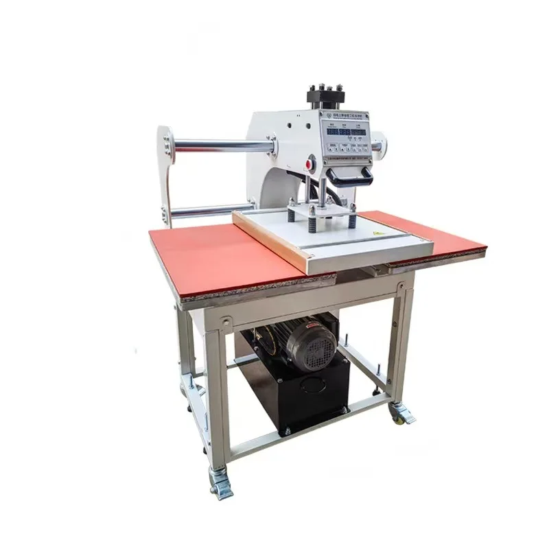 

Hydraulic Double-Station Hot Stamping Machine 40*60 Mobile Press Semi-Automatic Garment Hot Stamping Machine